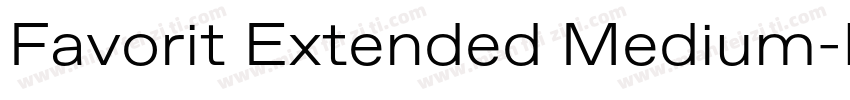Favorit Extended Medium字体转换